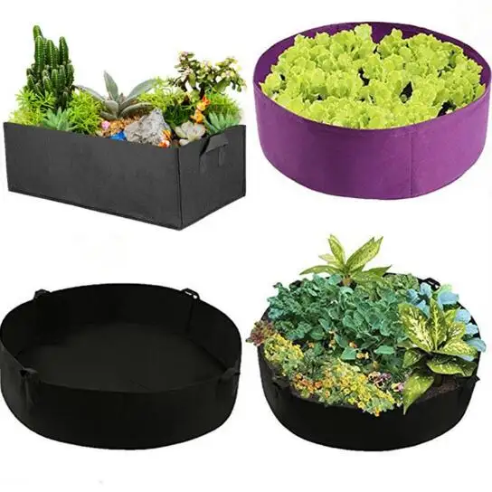 China Factory Supply best Quality Plant Grow Felt Container Fabric Plant Grow Bags For Garden