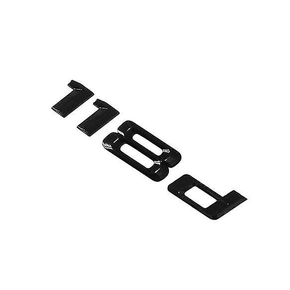 Bmw 118d badge emblem letter 1 series rear boot lid trunk gloss black