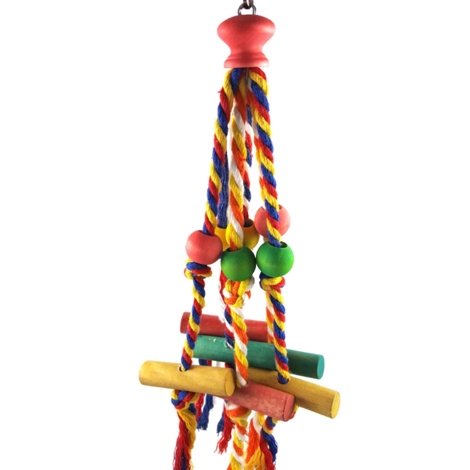 Bird Parrot Toys， Cage Accessories Hanging Chewing.Large Medium Bird Cage Parakeets， Cockatiels， Lovebirds， Conures， Amazon Parrots， Finch