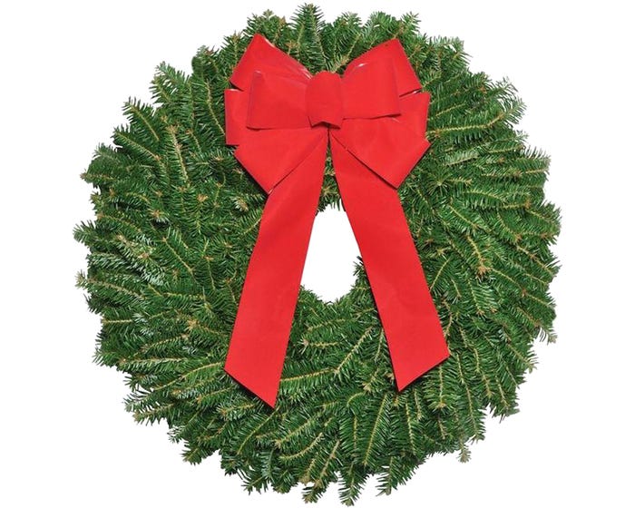 22 inch Fraser Fir Wreath