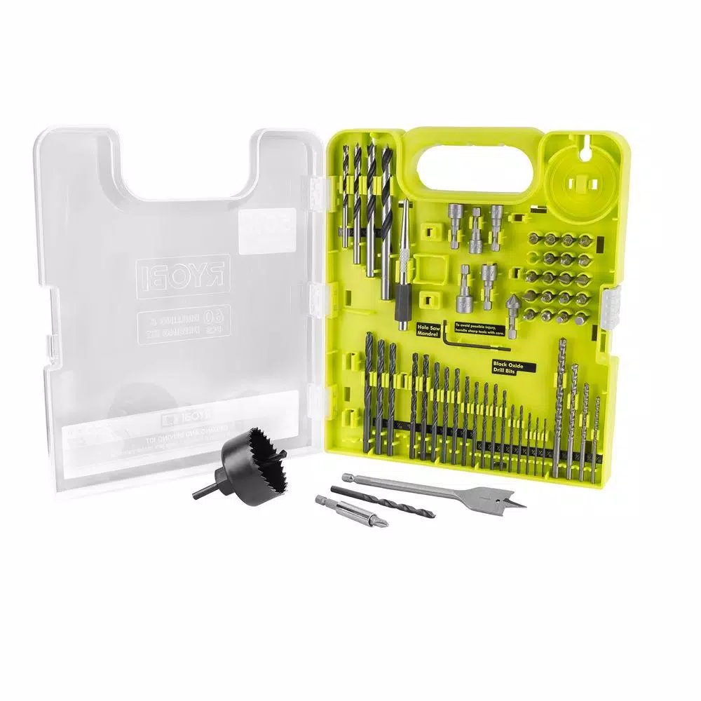 RYOBI Multi-Material Drill and Drive Kit (60-Piece) and#8211; XDC Depot