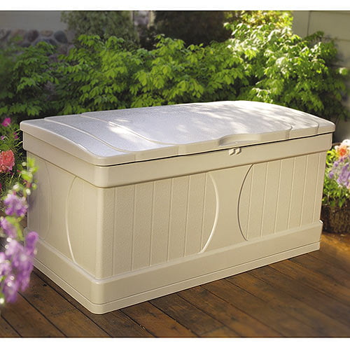 Suncast 99 Gallon Deck Box, Light Taupe, DB9000