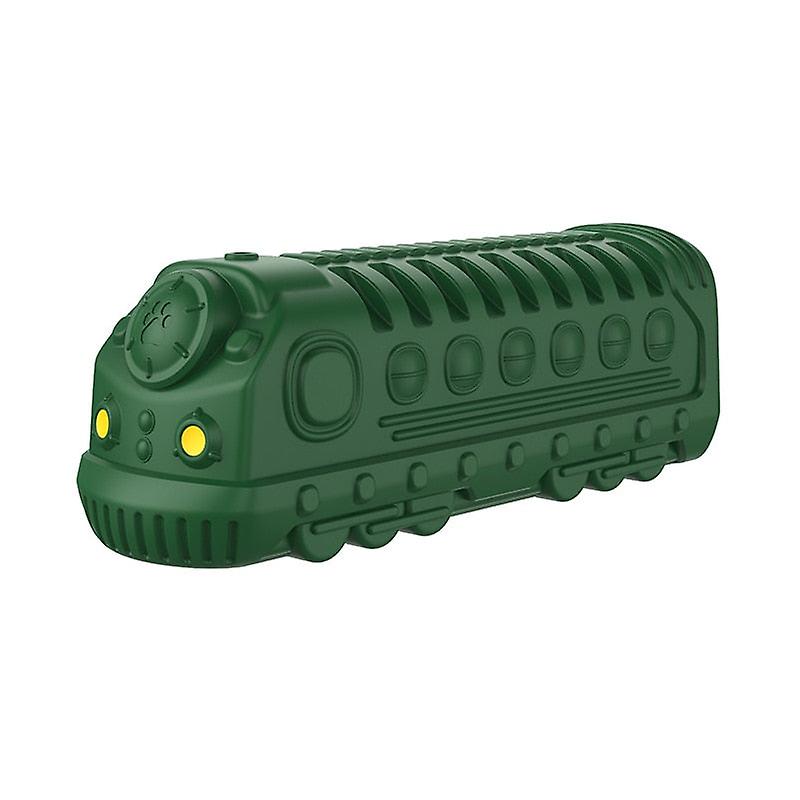 Tough squeaky train dog toy