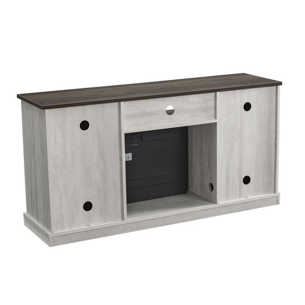 54 in. TV Stand Console for TVs up to 60 in. with Electric Fireplace - 54