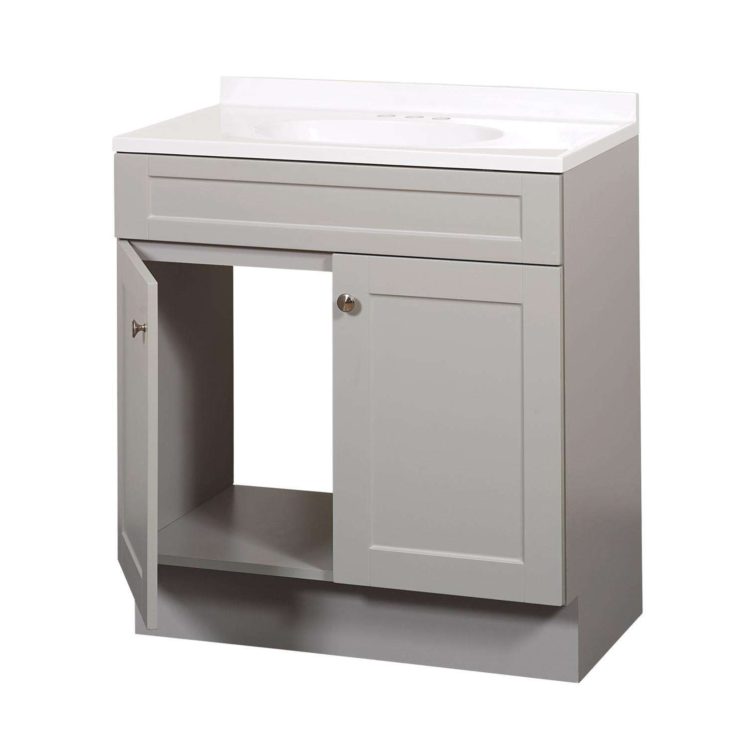 Zenna Home Single Gary Bathroom Vanity 30 in. W X 18 in. D X 35 in. H