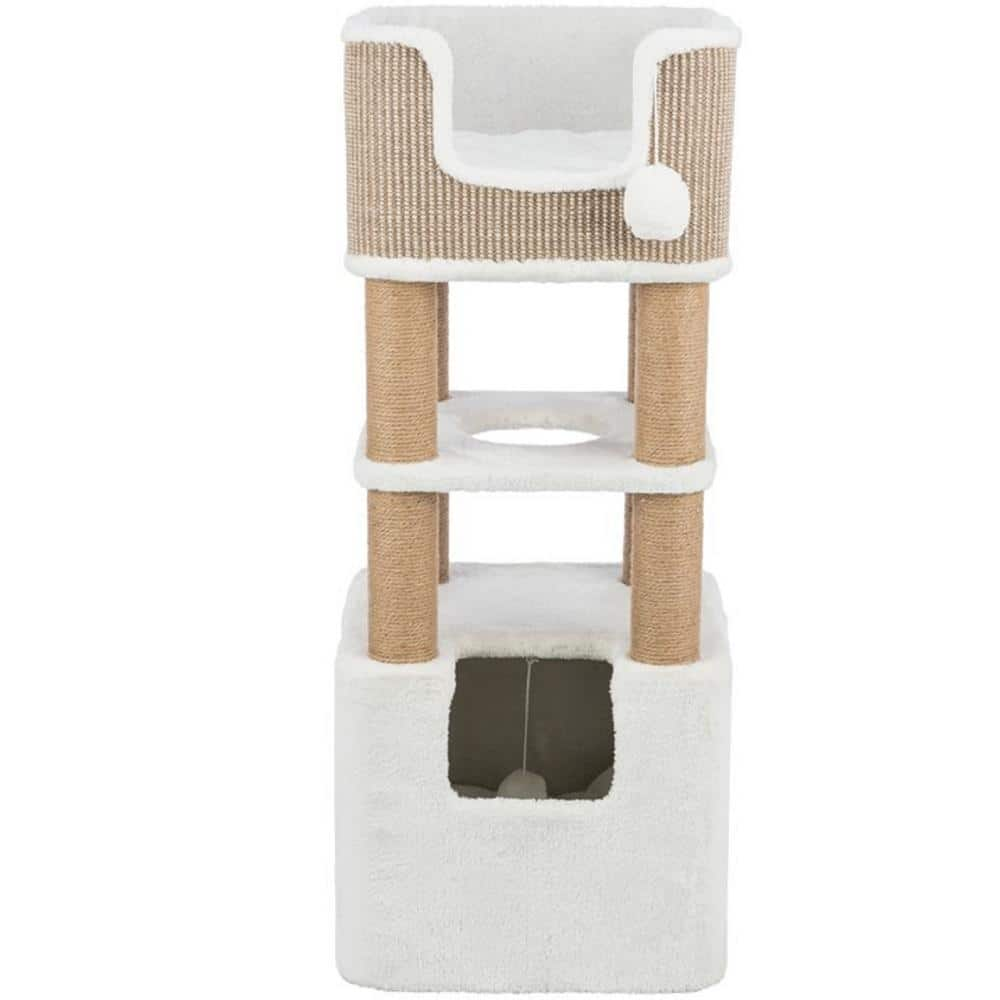 TRIXIE Lucano Cat Tree, Cream/Taupe 44569