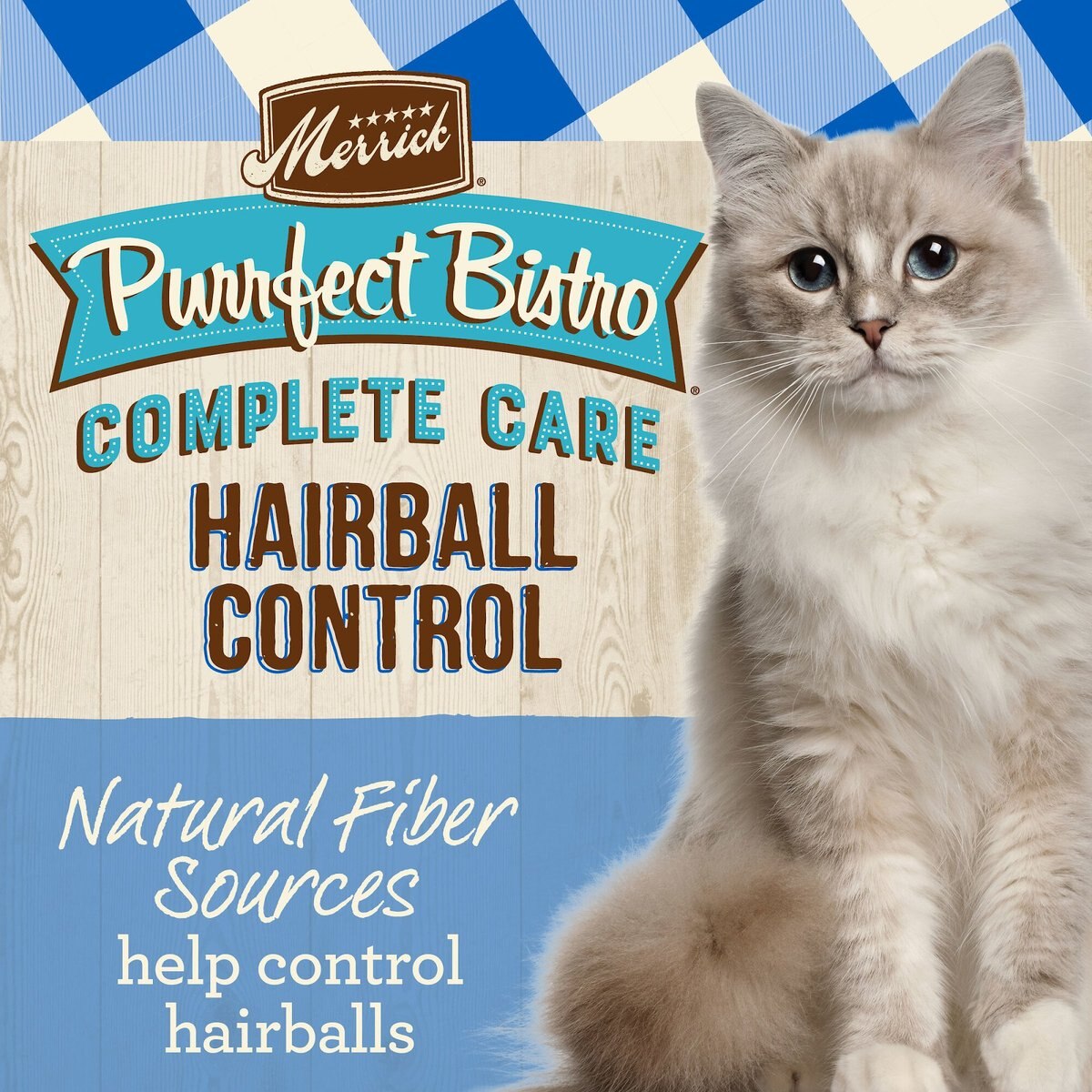 Merrick Purrfect Bistro Complete Care Grain-Free Hairball Control Chicken and Sweet Potato Recipe Dry Cat Food