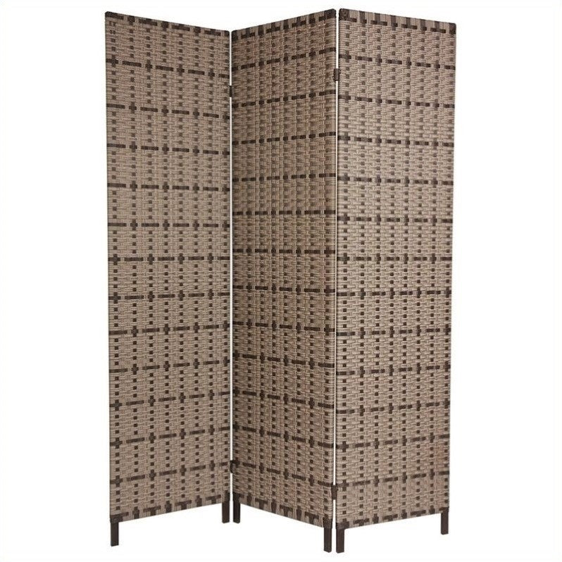 Oriental Furniture 6 ft. Tall Tropical Outdoor Screen - 3 Panel