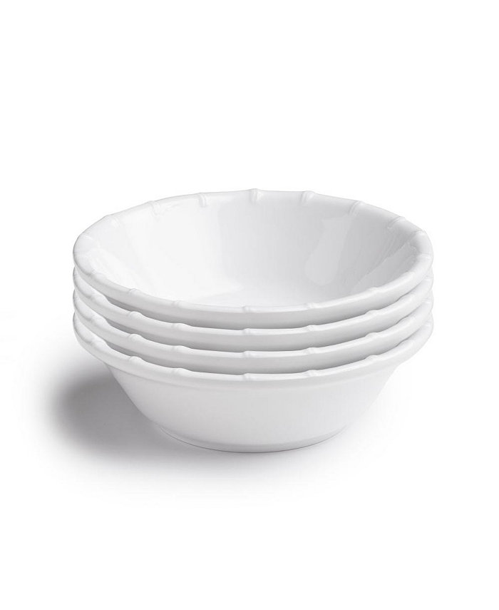 Q Squared Melamine Zen Bamboo 7.5 Personal Bowl Set 4