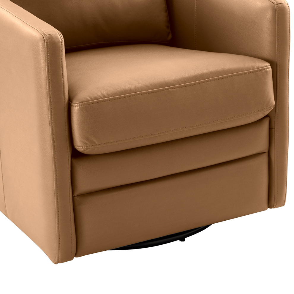 Leather 27.8 quotAccent Chairs   Contemporary   Armchairs And Accent Chairs   by Karat Home  Houzz