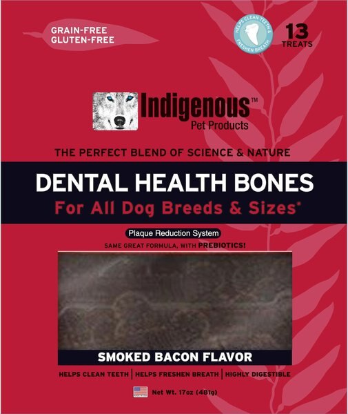 Indigenous Pet Products Smoked Bacon Grain-Free Dental Dog Treats