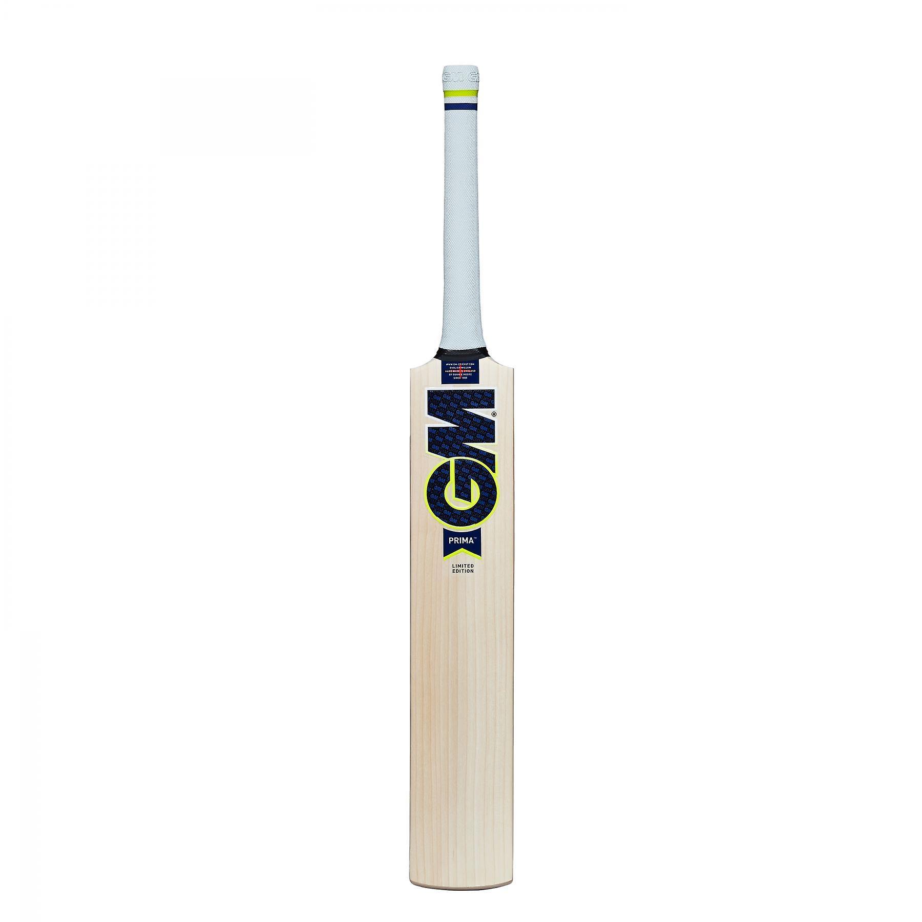 Gunn and Moore Junior Bat Cricket PRIMA DXM 404 Rubber Grip Handle English Willow