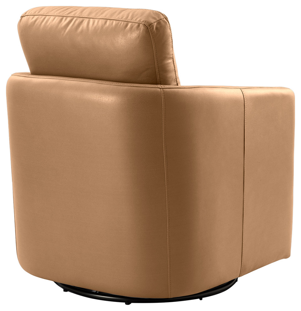 Leather 27.8 quotAccent Chairs   Contemporary   Armchairs And Accent Chairs   by Karat Home  Houzz