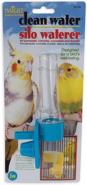 JW Pet Clean Water Silo Bird Waterer