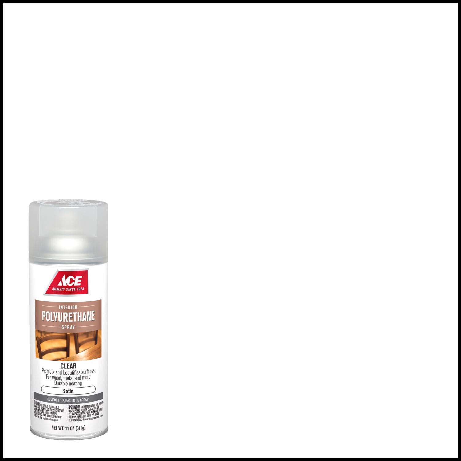 Ace Interior Satin Clear Polyurethane Spray 11 oz