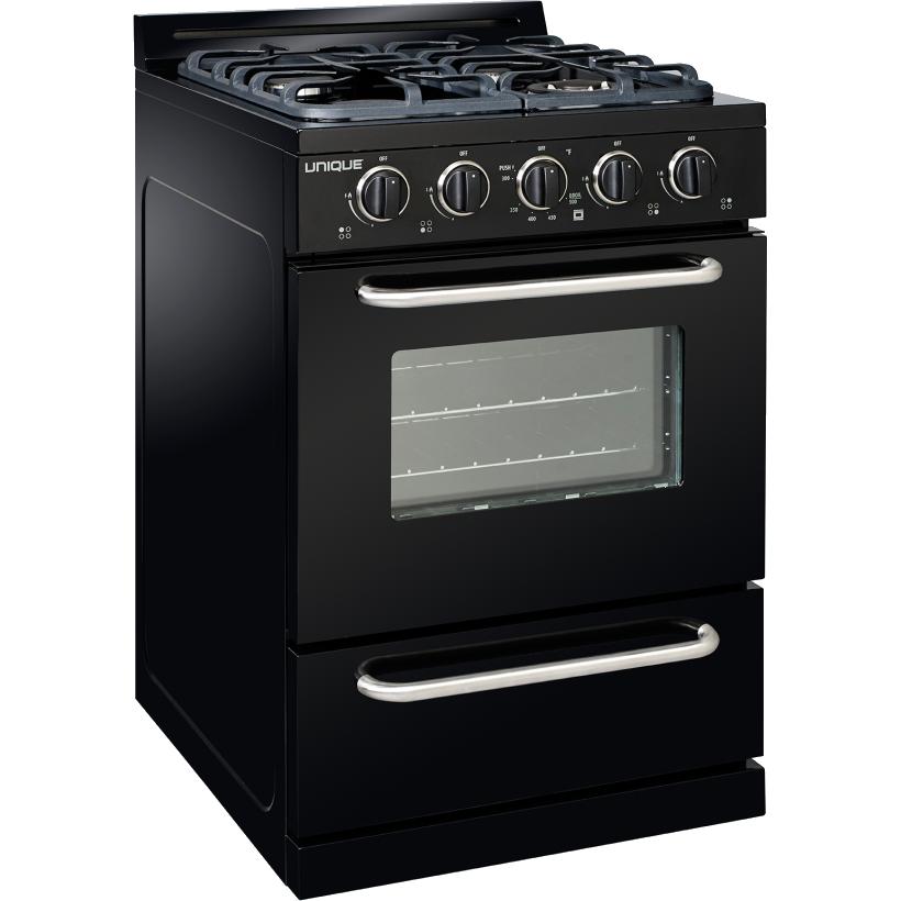 Unique Appliances 24-inch Freestanding Gas Range UGP-24G OF1 B