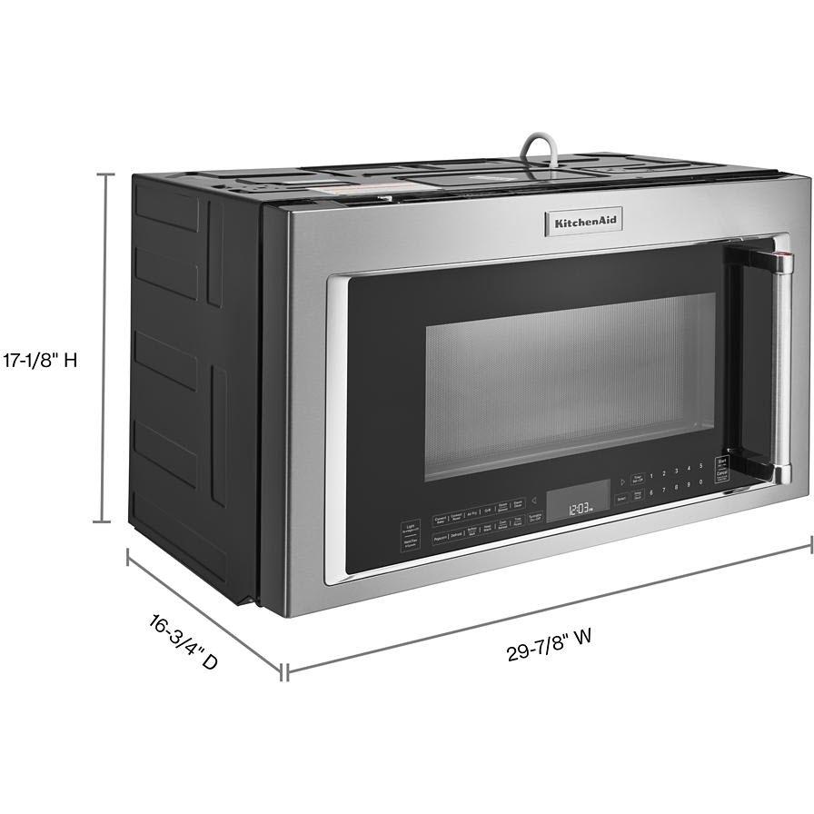 KitchenAid 1.9 cu. ft. Over-the-Range Microwave Oven with Air Fry YKMHC319LPS