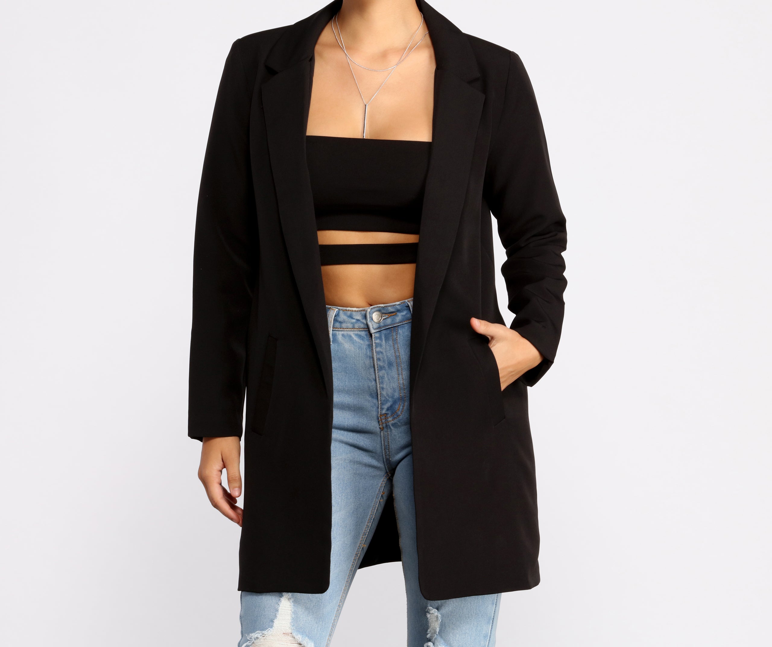 Pulling Power Moves Oversized Blazer