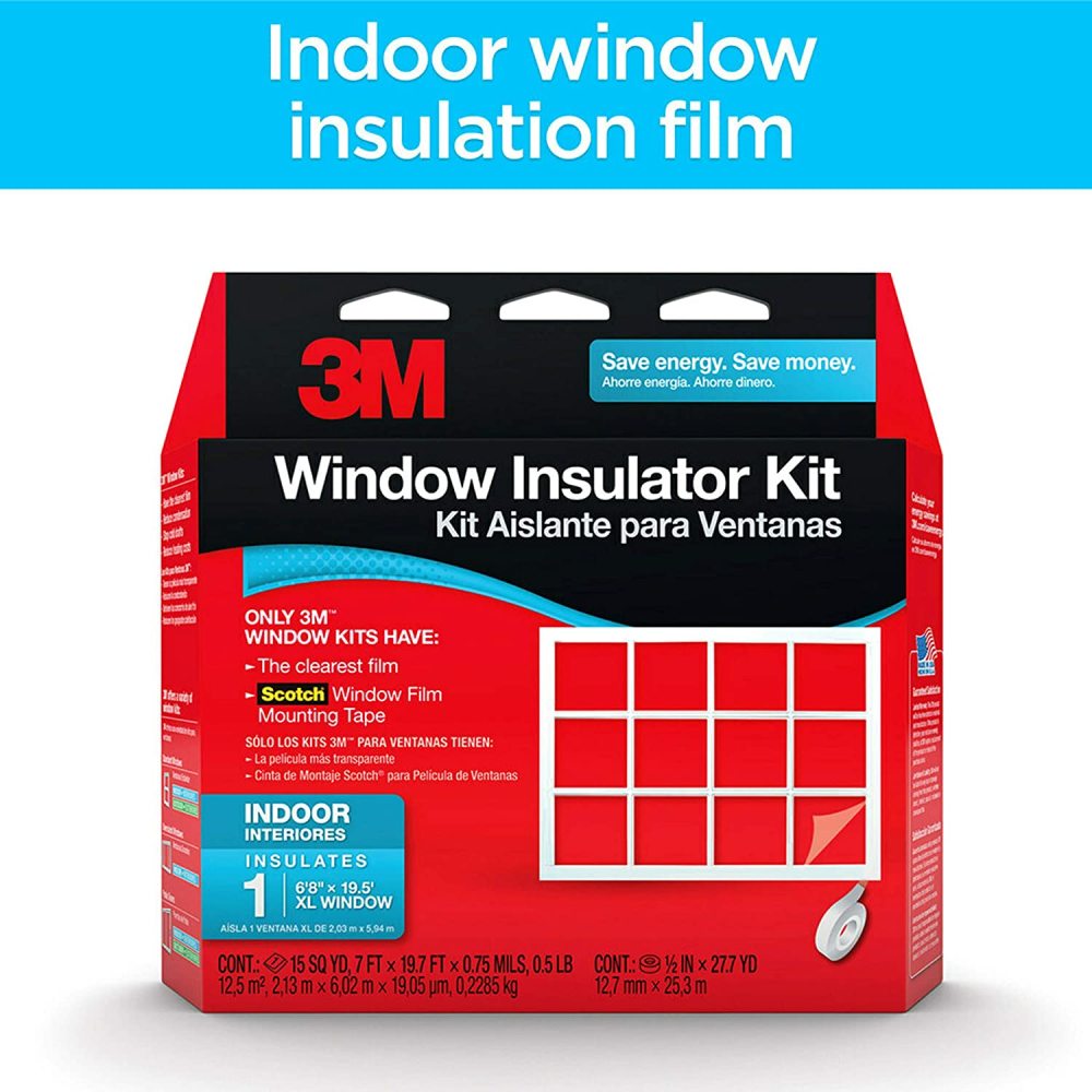 3M Indoor Clear Window Insulator Kit ;