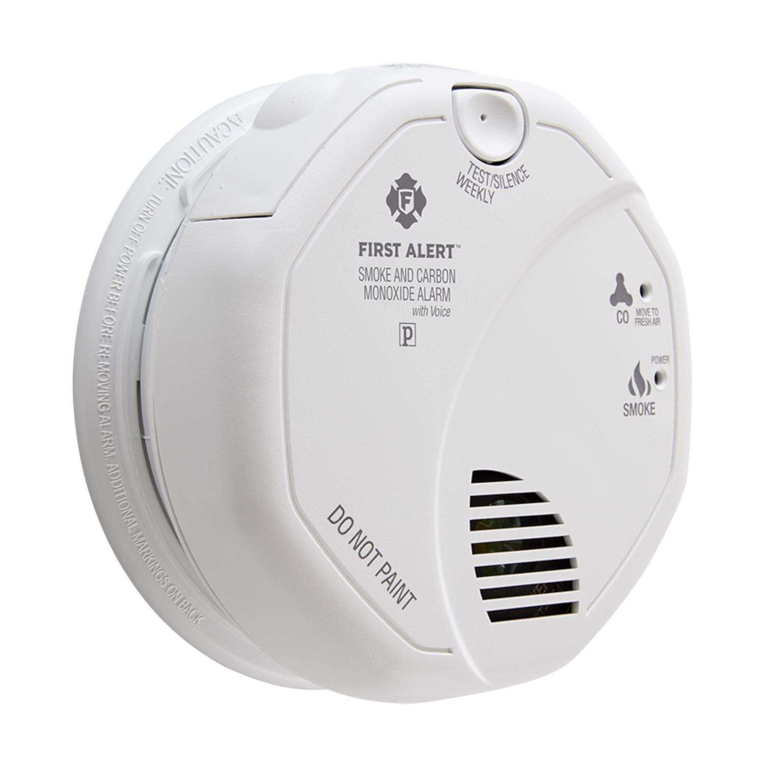 BRK Hard-Wired w/Battery Back-up Electrochemical/Photoelectric Smoke and Carbon Monoxide Detector