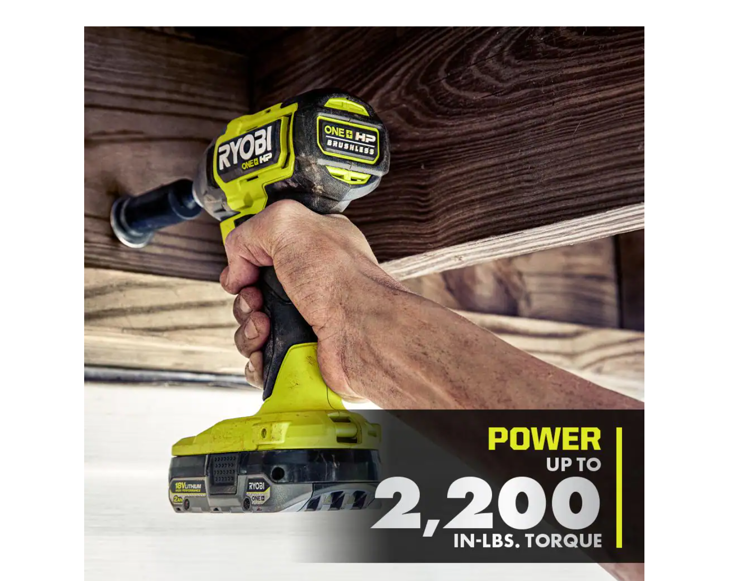 RYOBI PBLID01B ONE+ HP 18V Brushless Cordless 1/4 in. Impact Driver (Tool Only)