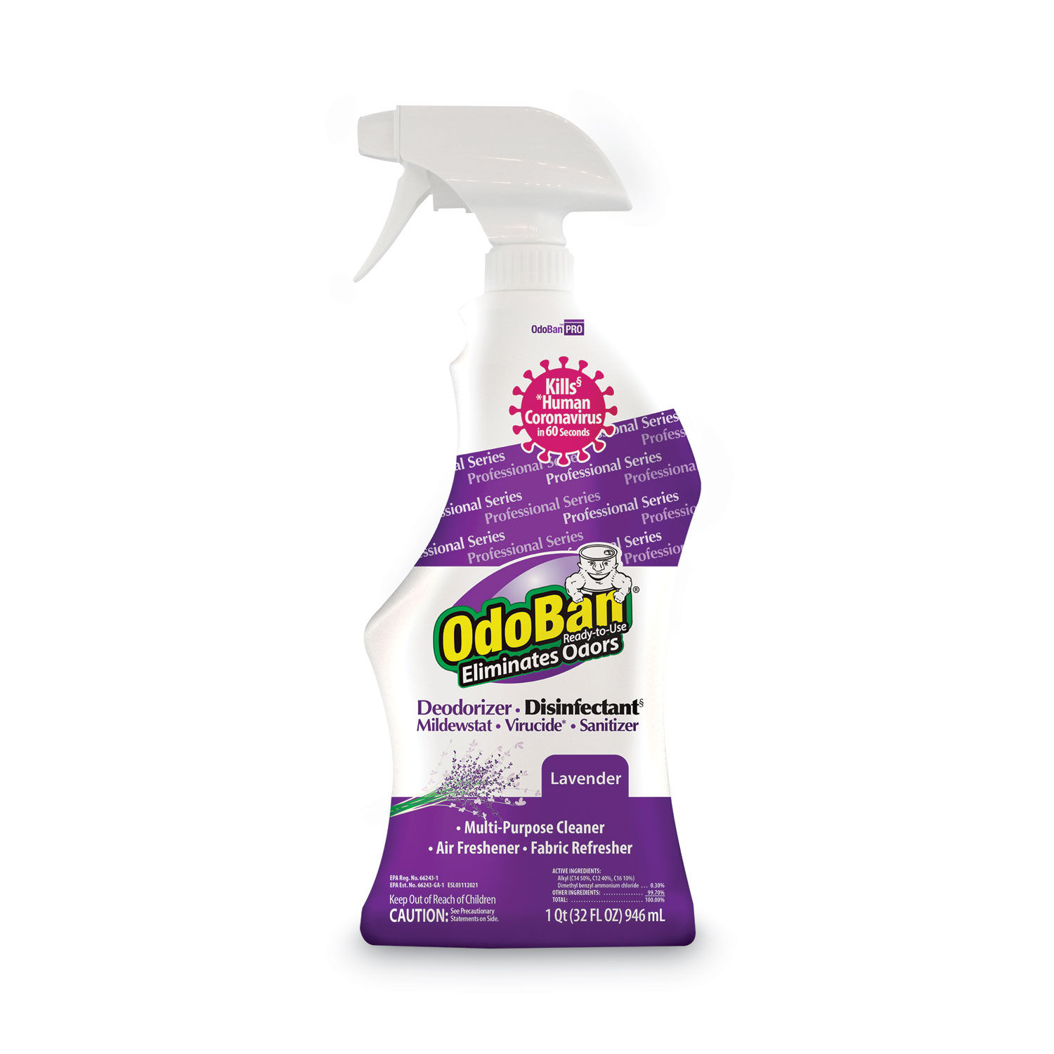 RTU Odor Eliminator and Disinfectant by OdoBanandreg; ODO910162QC12