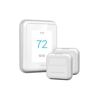 Honeywell Home T9 7-Day Programmable Smart Thermostat with Touchscreen Display and 2-Pack of Smart Room Sensors RCHT9510WFSENSOR2PK