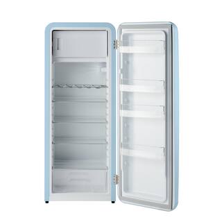 iio 10 cu. ft. Retro Single Door Top Freezer Refrigerator in Sky Blue MRS330-09ioSB