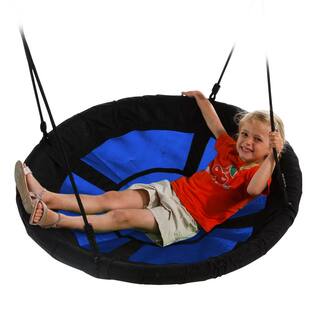 Swing-N-Slide Playsets Blue Nest Swing with Nylon Rope WS 4861