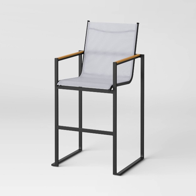 Henning 2pk Bar Height Patio Chairs