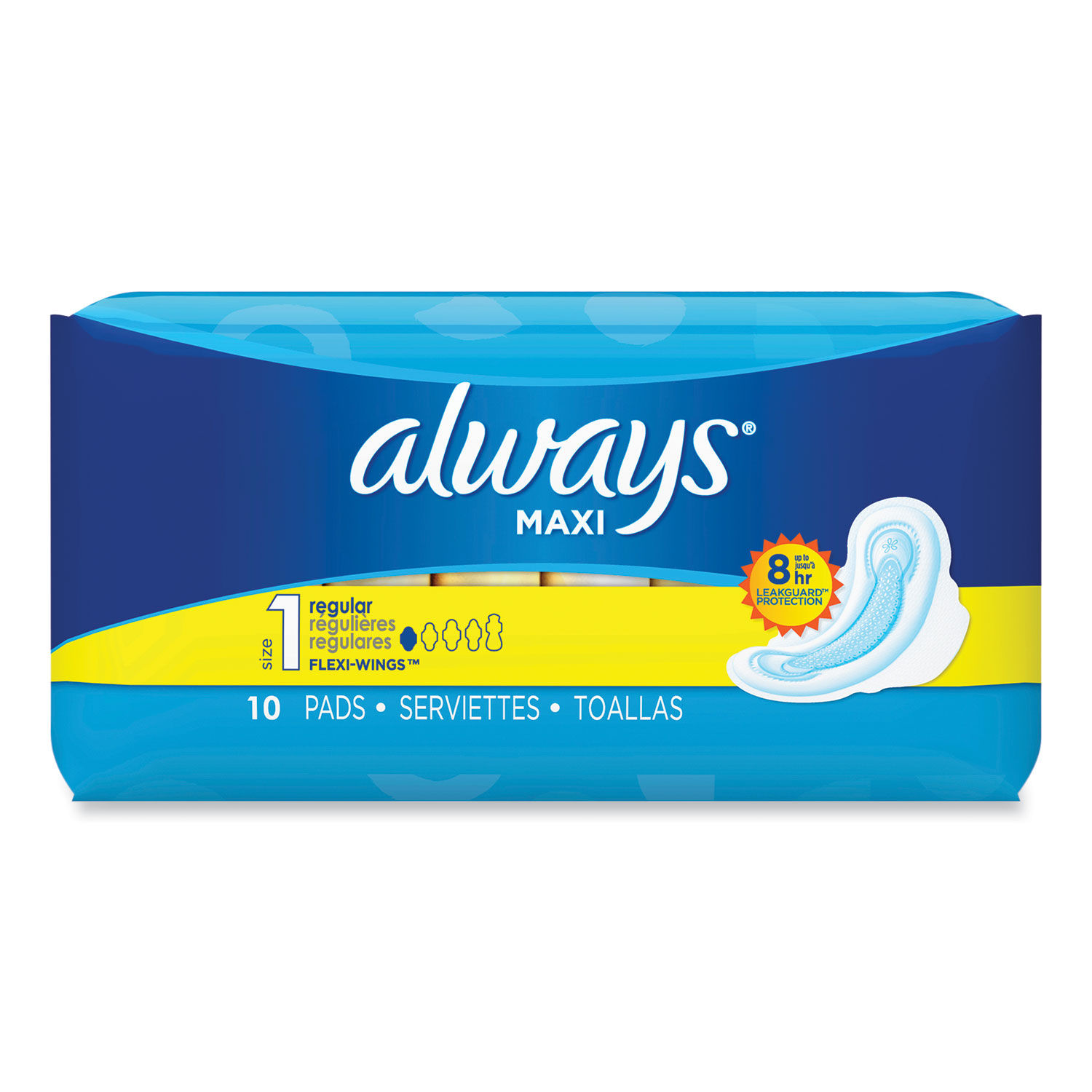 Regular Maxi Pads with Wings by Alwaysandreg; PGC34967