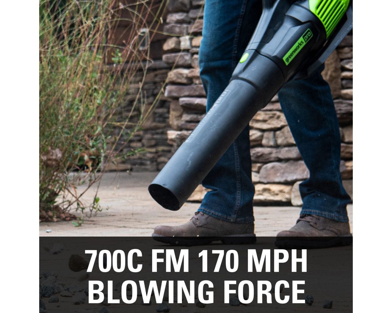 60V 700 CFM Leaf Blower  Battery | Greenworks Tools