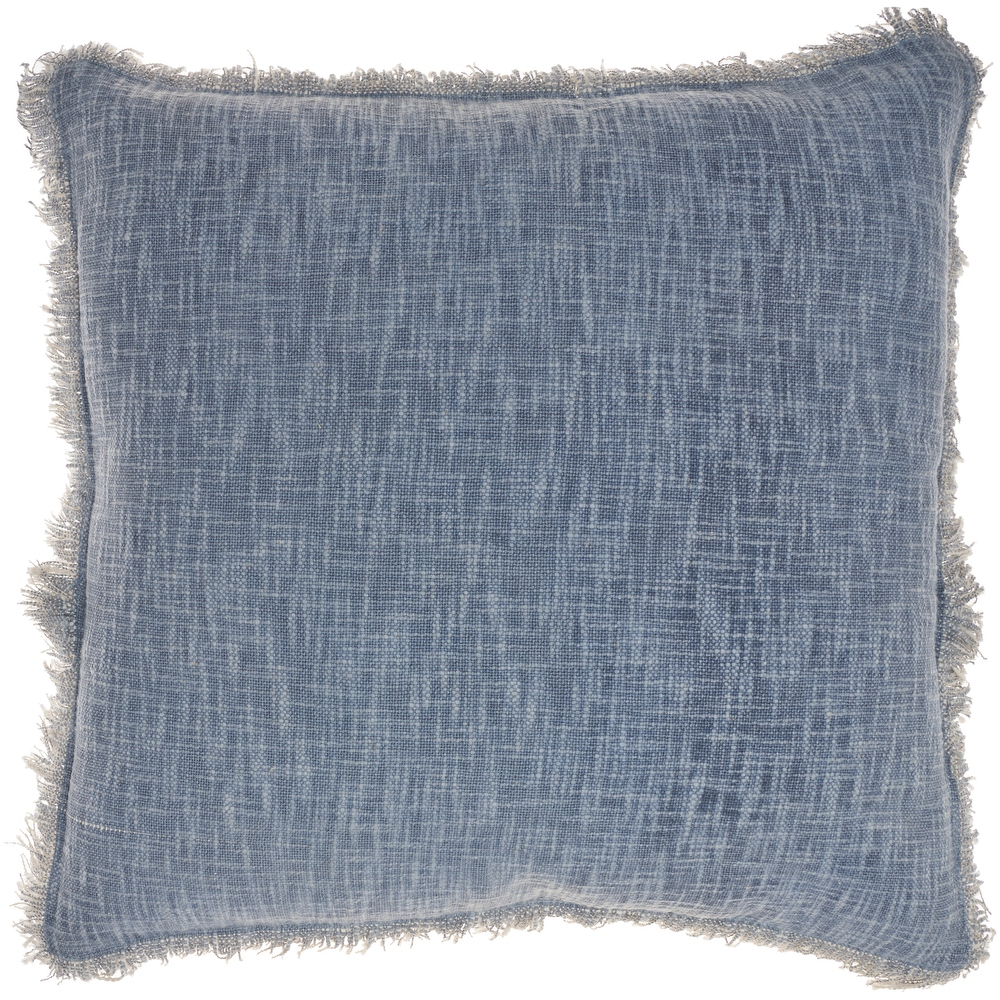 57 Grand by Nicole Curtis Rustic Farmhouse Geometric Stonewash Throw Pillow   ( 22\