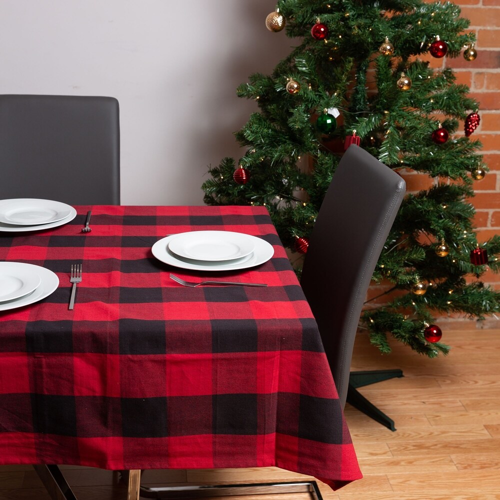 Fabstyles Buffalo Check High Quality Cotton Tablecloth