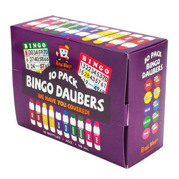 Brybelly Assorted Bingo Daubers  10 pack