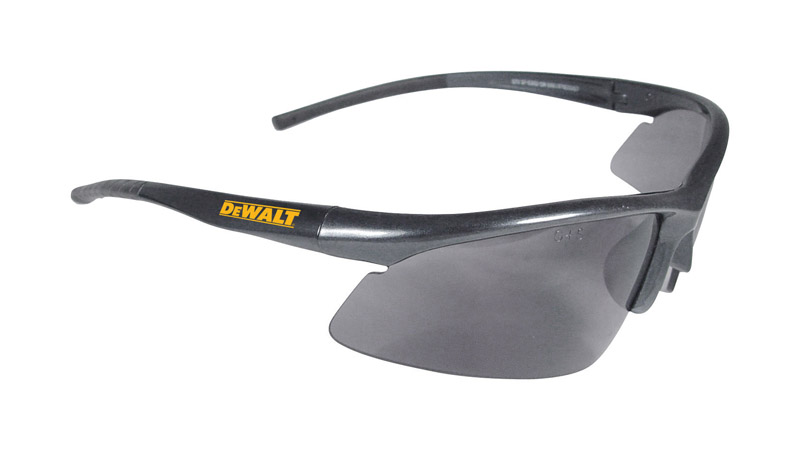 DW Radius Anti-Fog Safety Glasses Smoke Lens Black Frame 1 pc