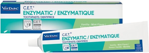 Virbac C.E.T. Enzymatic Vanilla Mint Flavored Dog and Cat Toothpaste