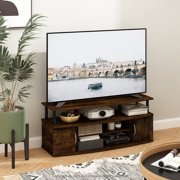 Furinno JAYA Large Entertainment Center Hold up to 55-IN TV