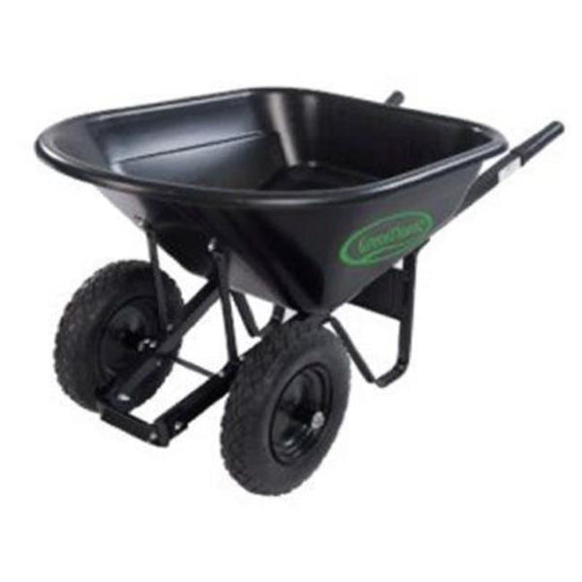 Green Thumb 274225 8 cu. ft. Pro Poly Bed Wheelbarrow