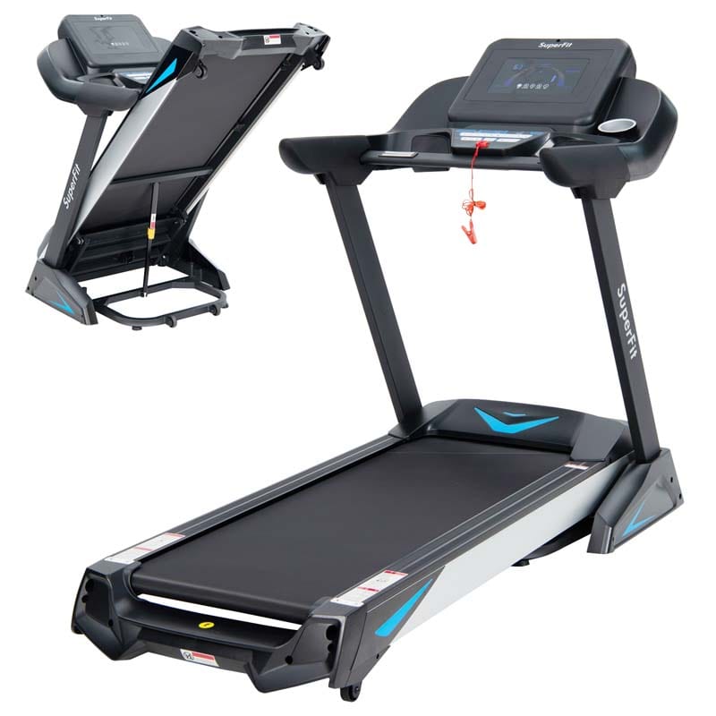 4.75 HP Folding Treadmill with APP & Auto Incline, 20 Programs Electric Running Machine for Home Apartment