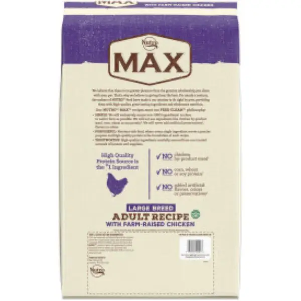 Nutro Max 25lb Max Chicken Large Breed Adult Dog Food