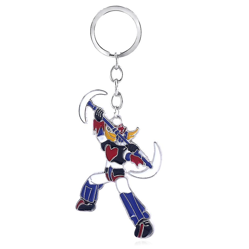 Mazinger Z Keychain Ufo Robot Grendizer Logo Key Chain For Men Car Keyring Jewelry Gift，keychain