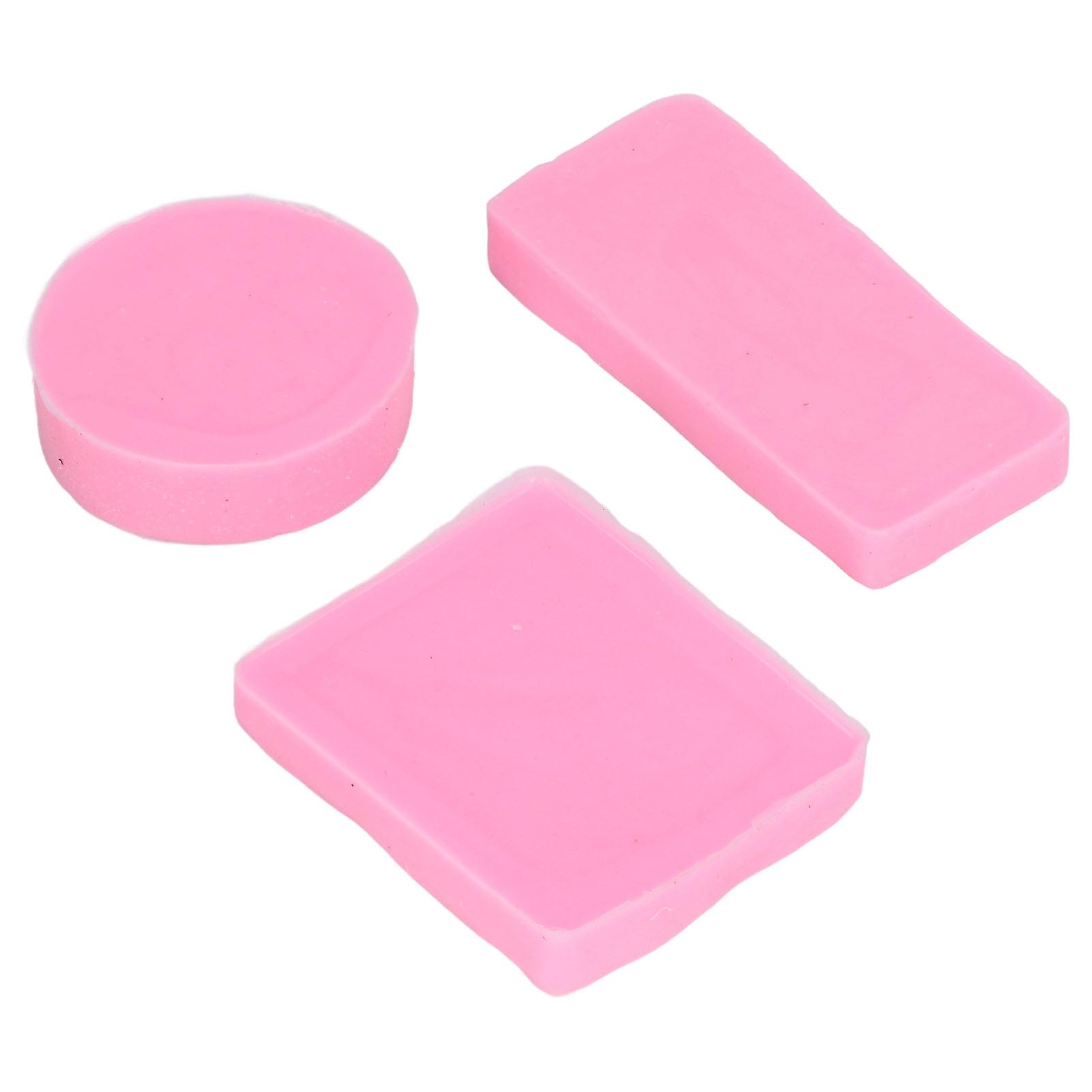 3pcs Fondant Molds Durable Wearable Soft Washable Convenient Practical Diy Making Cooking Supplies For Cake