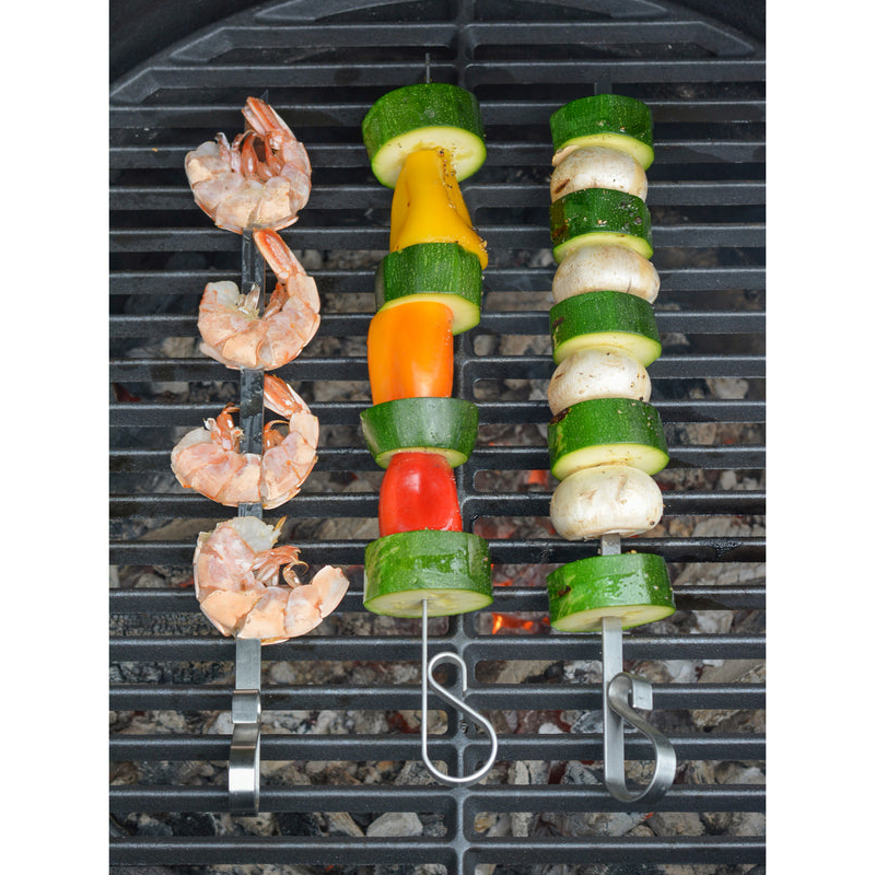 RSVP Endurance Set of 6 Flat Steel Grill Skewars