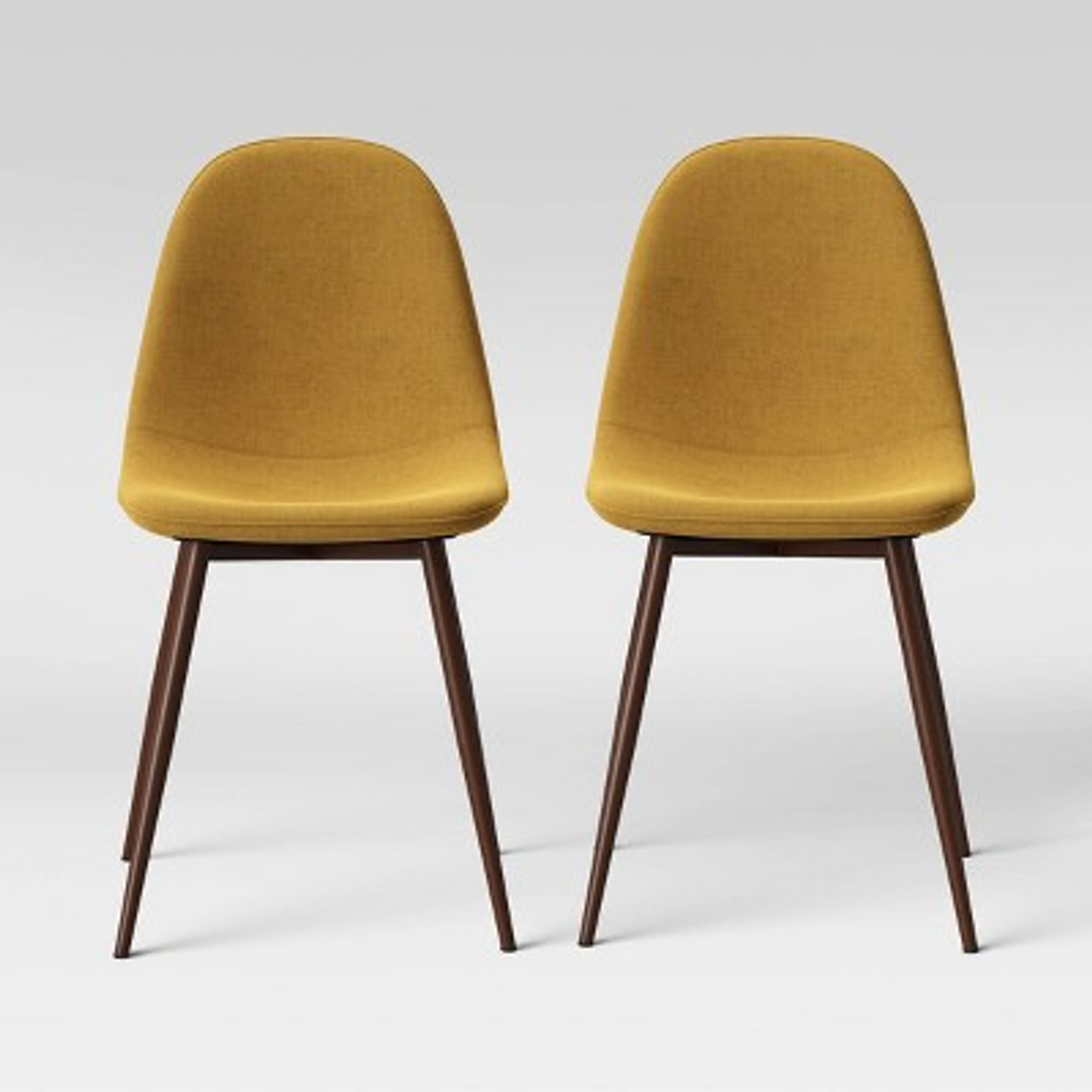 2pc Copley Upholstered Dining Chair Mustard - Project 62™