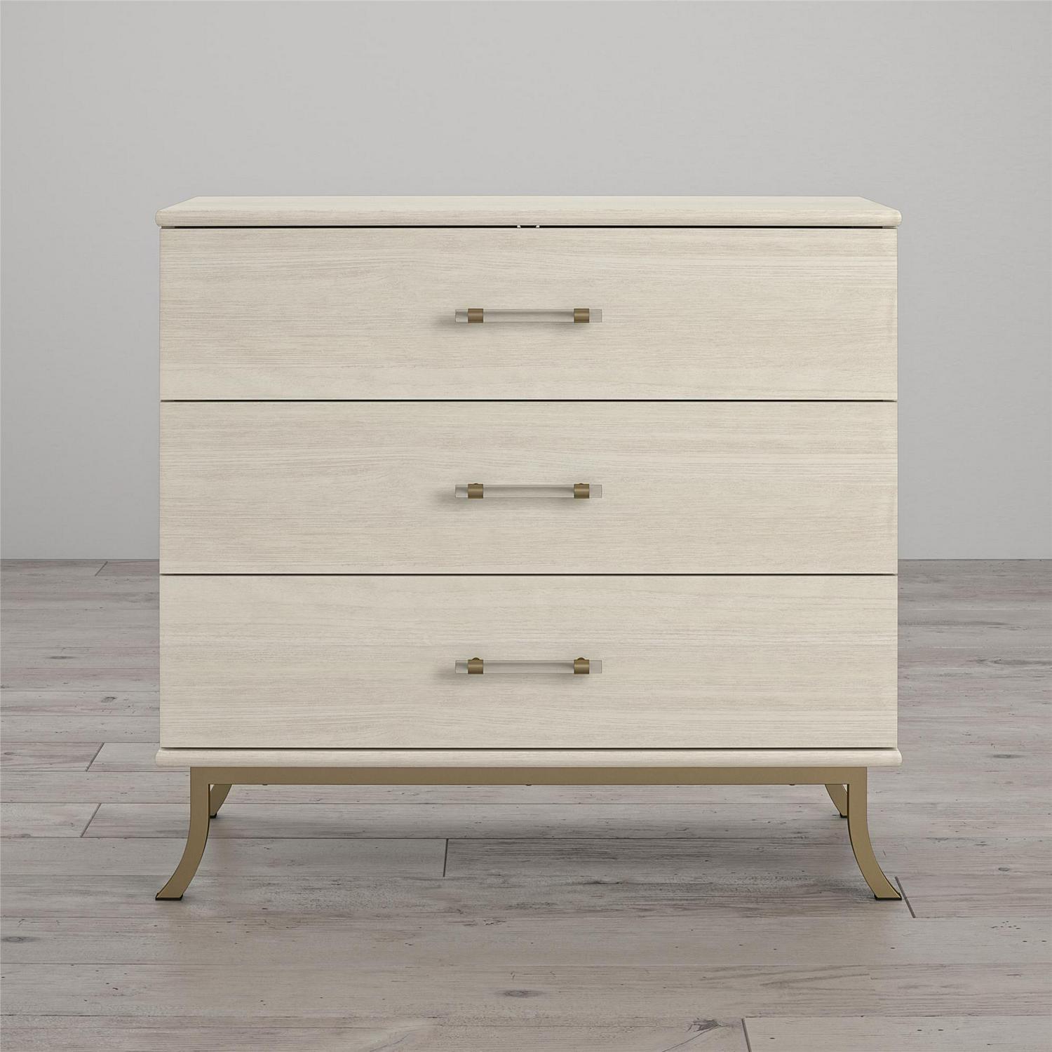 Little Seeds Monarch Hill Clementine 3 Drawer Dresser， White