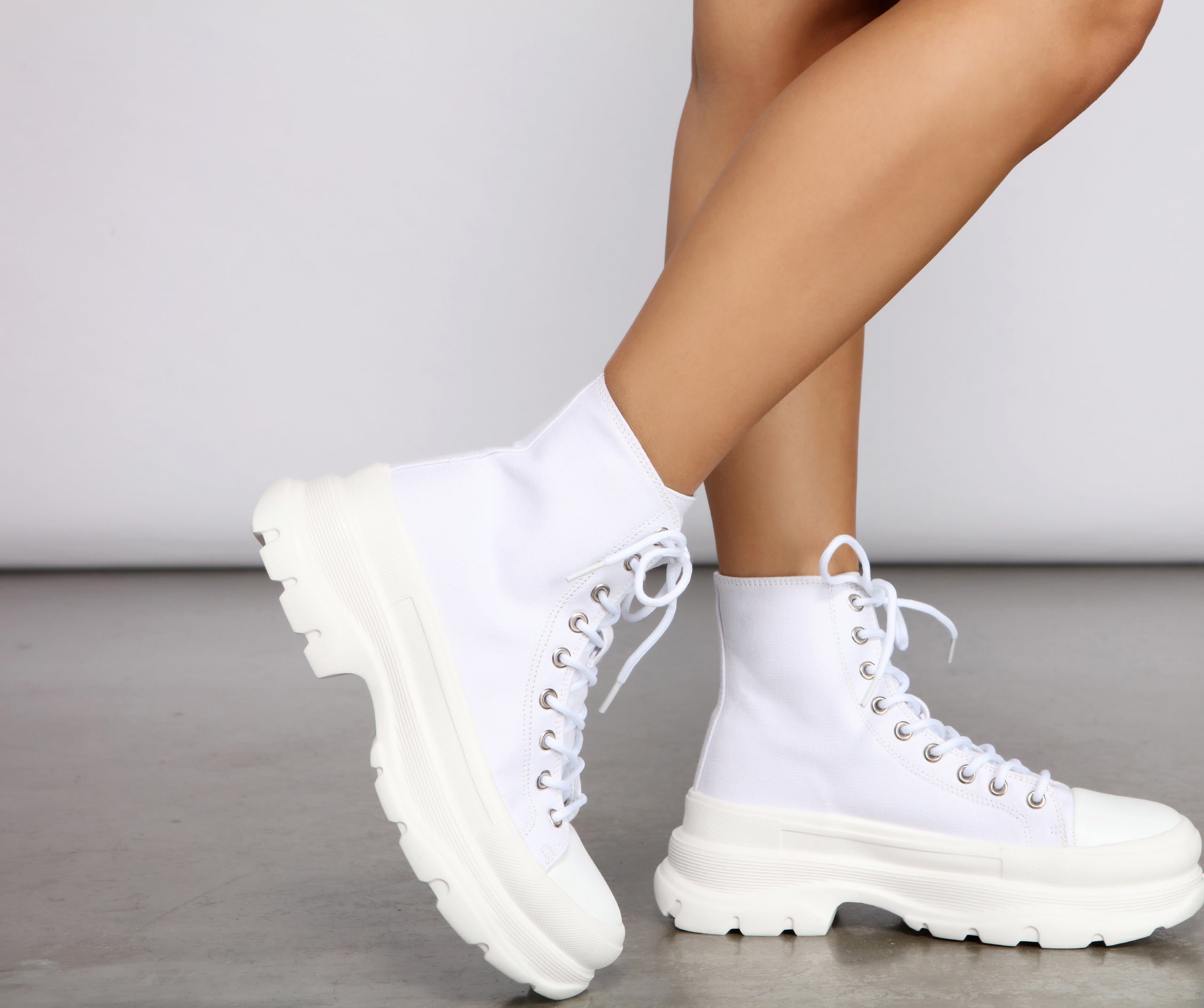 Casual Vibes High Top Sneakers