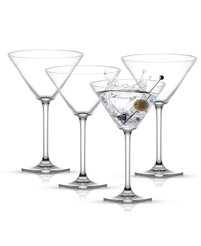 JoyJolt Olivia Martini Glasses Set of 4