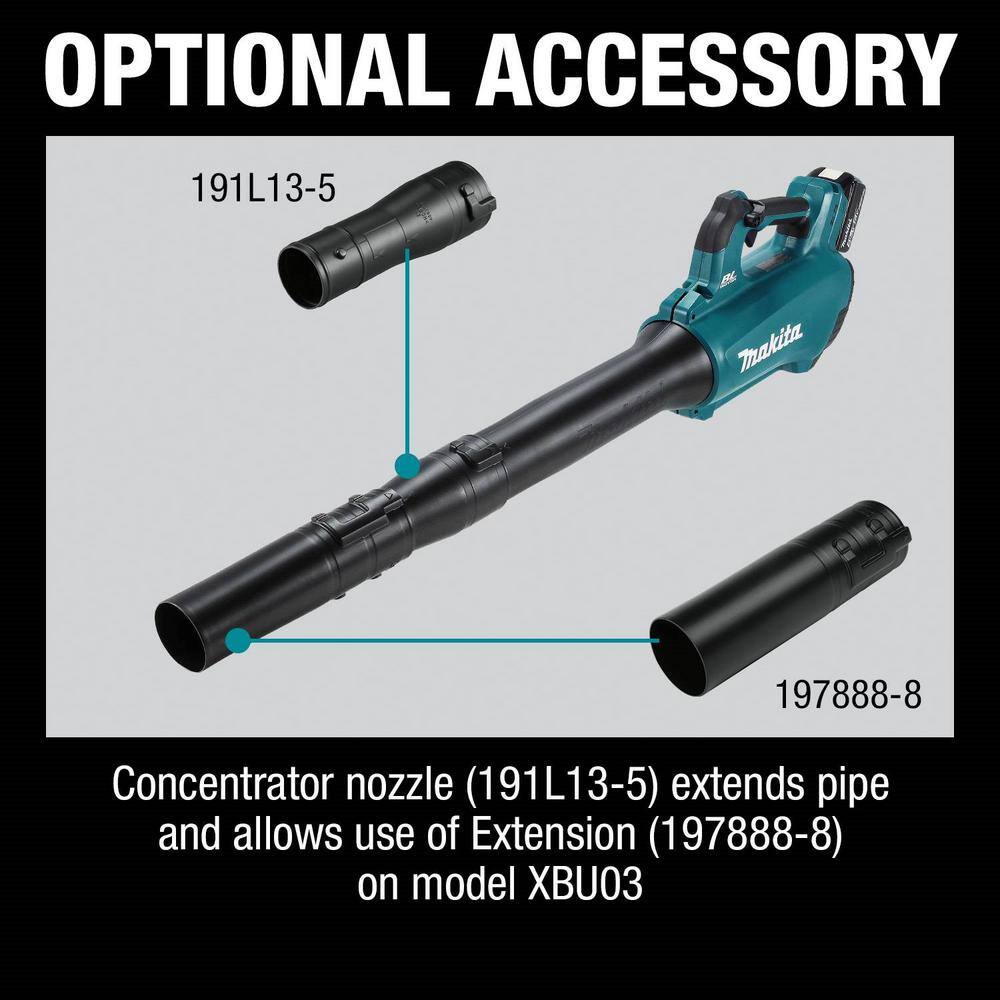 Makita XBU02Z Flat End Nozzle 197889-6