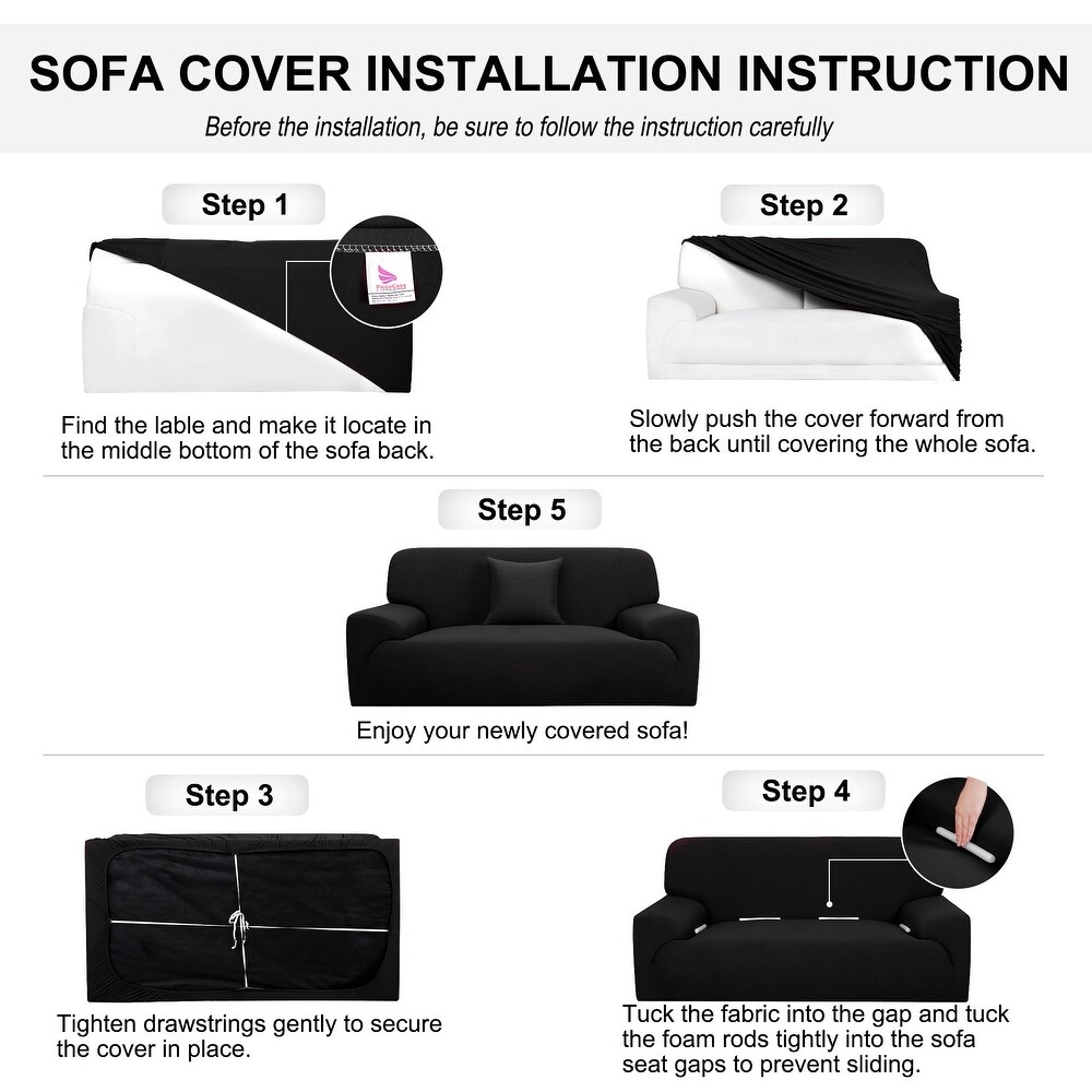 Universal Fitted Polyester Sofa Slipcover